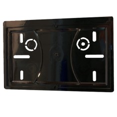 Suport numar inmatriculare moto 24,5x16cm 1buc - Negru Garage AutoRide foto