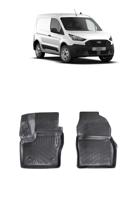 Set Covorase Auto Cauciuc dedicate Ford Connect II (Fata) 2014-2020