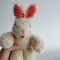Iepure vintage, Shanghai Dolls Factory SDF push tip mohair pure wool China, 24cm
