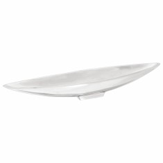 vidaXL Coș fructe Argintiu 54 x 9 x 10 cm Aluminiu