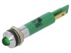 Lampă LED control verde 230V &Oslash;8mm