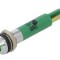 Lampă LED control verde 230V &Oslash;8mm