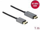 Cablu activ DisplayPort 1.4 la HDMI 4K@60 Hz (HDR) T-T 1m, Delock 85928