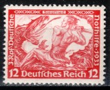 Germania Reich 1933, Mi #504 B, Opera Siegfried de Richard Wagner, MNH! Cota 25 &euro;!
