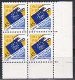 Spania 1992 - Piața unică europeană, Bloc de 4, MNH, Nestampilat
