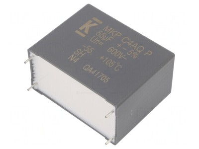 Condensator Polipropilenă DC-Link 55uF THT &amp;plusmn;5% foto