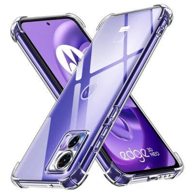 Husa pentru Motorola Edge 30 Neo, Techsuit, Shockproof Clear, Transparenta foto