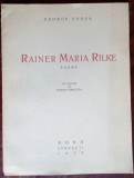 Cumpara ieftin GEORGE FONEA: POEME DE RAINER MARIA RILKE(GRAVURI RUDOLF RYBICZKA/CERNAUTI 1938)
