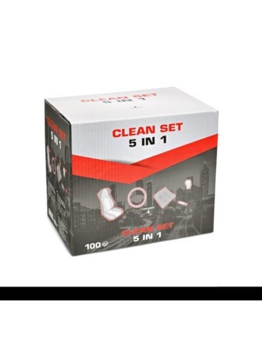 Set huse protectie auto, 5 piese 100buc