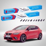 Cumpara ieftin Ștergătoare Seat Ibiza KJ1 2017-prezent | Set Față Flat &ndash; TeamCar&reg;