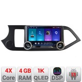 Navigatie Kia Picanto 2011-2015 Kit-217 Edotec 4+64 10.5 inch Incell 1K android Wifi 5Ghz gps internet