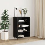 vidaXL Dulap &icirc;nalt, negru, 57x35x90 cm, lemn compozit