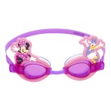 Ochelari de Inot pentru Copii din Silicon, Roz, cu Model Minnie Mouse si Daisy, 3+ Ani, CMCLASS