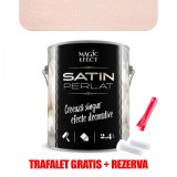 Vopsea decorativa Magic Efect Satin perlat 07 Peach Pearl 2.4 L + TRAFALET GRATIS