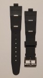 curea ceas Bvlgari neagra cu logo, calitate Premium.