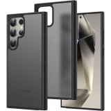 Hus&Auml; pentru samsung galaxy s25 ultra halofrost negru, finisaj mat, protec&Egrave;ie camer&Auml;, anti&Egrave;oc, design slim