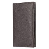Cumpara ieftin Portofel unisex, Amaris PT1356, piele naturala, Maro inchis