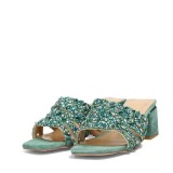 Papuci dama, Alma en Pena, verde jade,, marimea 37 EU