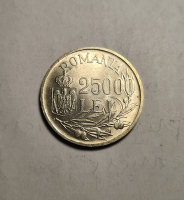 25000 lei 1946 UNC foto