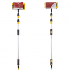 Perie spalat auto cu maner telescopic 4cars 133-300 cm Tek95873 foto