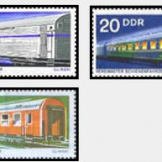 DDR 1973 - Trenuri, cai ferate, serie neuzata