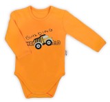Body cu maneca lunga (181099) Colectia &quot;Big Trucks&quot; Galben Marimea 74