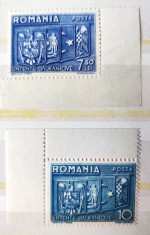 ROMANIA 1938 - Intelegerea Balcanica - LP 123 - serie MNH** cu 2 margini