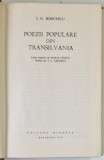 POEZII POPULARE DIN TRANSILVANIA de I.G. BIBICESCU , 1970