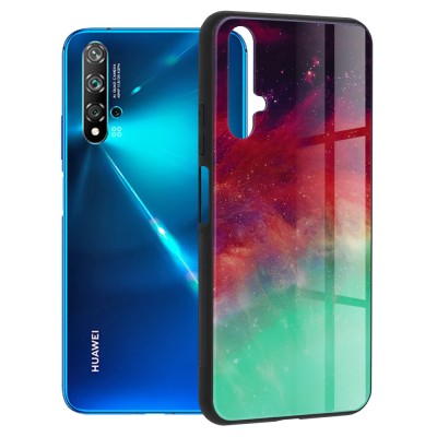 Husa telefon Huawei Nova 5T / Honor 20 - Techsuit Glaze Series - Fiery Ocean foto