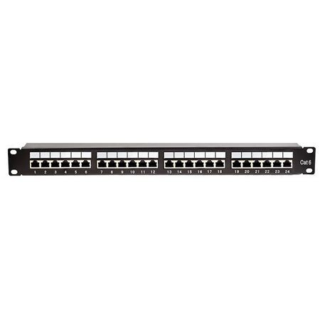 PATCH PANEL 24 PORTURI UTP CAT 5E KRONE+110 EMTEX