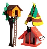 Puzzle din spuma - World Wide - 3D Houses | ImagiMake