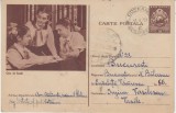 D11 - CPR - Carte postala tematica pionieri 4 - circulta la Bucuresti la 1957