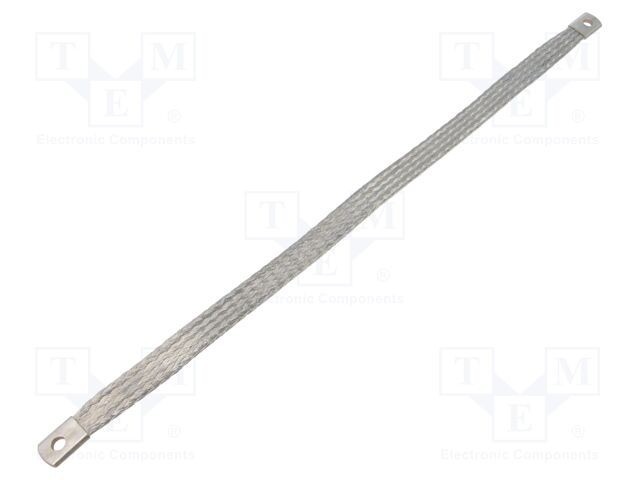 Trese bandă de &icirc;mpăm&acirc;ntare 16mm2 &Oslash;1: 6,5mm &Oslash;2: 6,5mm L: 0,4m
