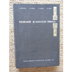 I. Lazarescu - Toleranțe și măsurări tehnice