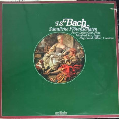 Disc vinil, LP. Samtliche Flatensonaten. SET 2 DISCURI VINIL-JOHANN SEBASTIAN BACH