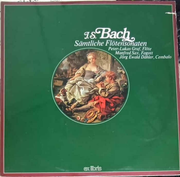 Disc vinil, LP. Samtliche Flatensonaten. SET 2 DISCURI VINIL-JOHANN SEBASTIAN BACH-242238