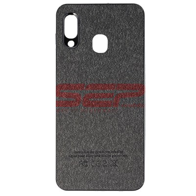 Toc TPU Leather Denim Samsung Galaxy A20 Black foto