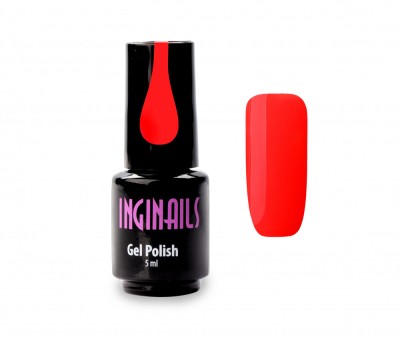 Gel colorat Inginails - Neon Coral 026, 5ml foto