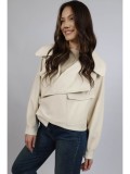 Cumpara ieftin GEACA PETRECUTA CU EFECT DE PIELE MIA CASUAL CHIC Bej TALIE UNICA