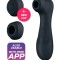 Stimulator Pro 2 Generation 3, 11 Viteze Suctiune, 12 Moduri Vibratii, Silicon, USB, IPX 7, Free App, Gri