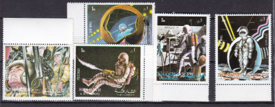 Sharjah 1972 cosmos Apollo 17 MI 988-992 MNH foto