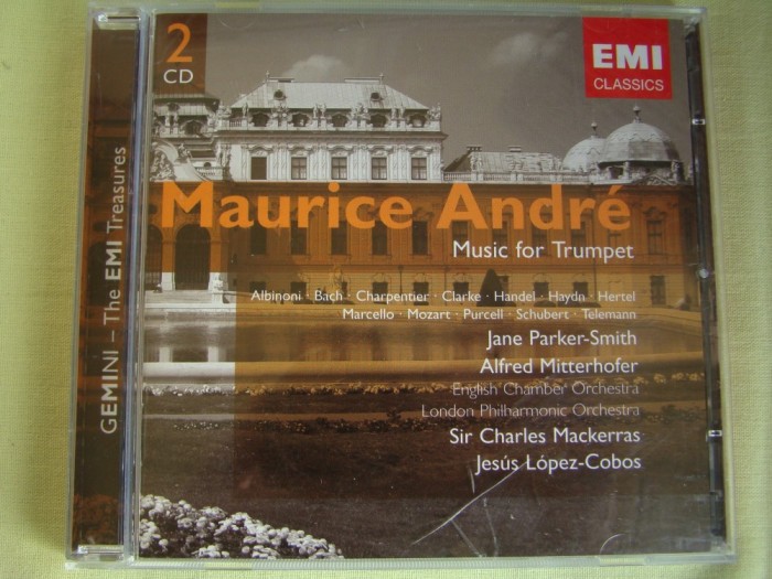 MAURICE ANDRE - Music For Trumpet - 2 C D Originale ca NOI