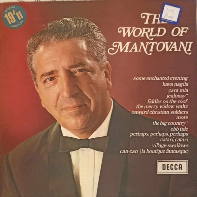 Disc vinil, LP. The World Of Mantovani-Mantovani, His Orchestra foto