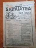 Sanatatea si viata fericita ianuarie 1928-rugaciune de anul nou