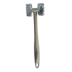 Ciocan pentru snitel, 2 tipuri de zimti, inox, 280 grame