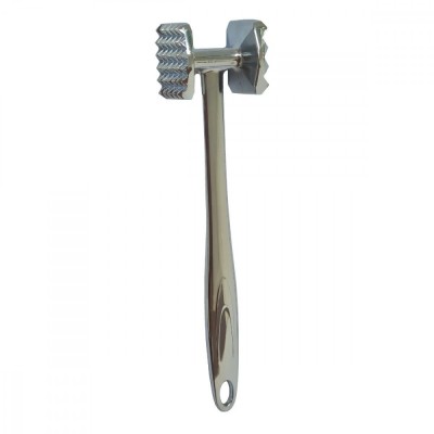 Ciocan pentru snitel, 2 tipuri de zimti, inox, 280 grame foto