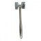 Ciocan pentru snitel, 2 tipuri de zimti, inox, 280 grame