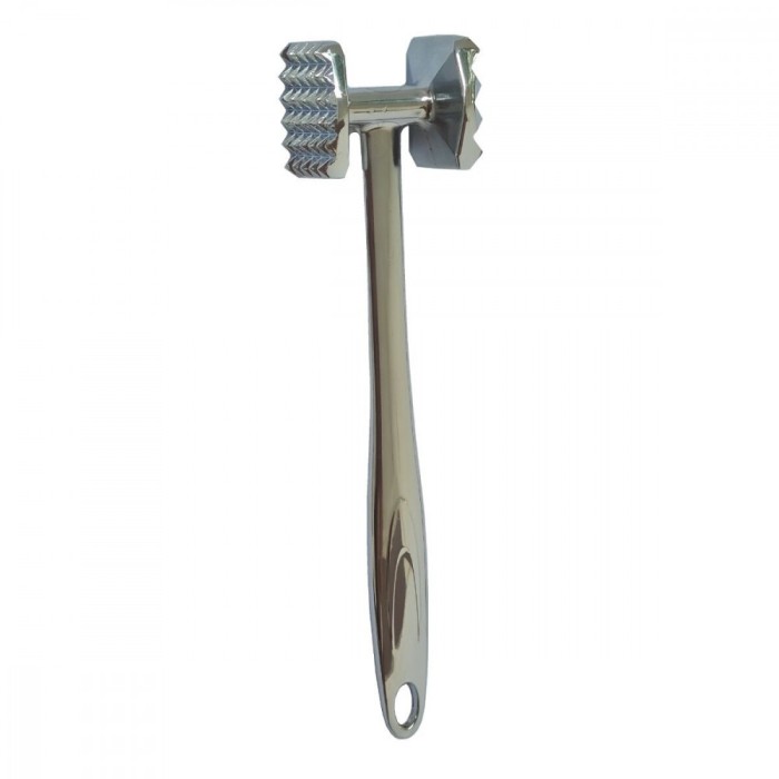 Ciocan pentru snitel, 2 tipuri de zimti, inox, 280 grame