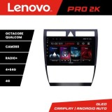 Navigatie Audi A6 Lenovo Kit-102 8 core QLED 2K 4+64 360 Android Waze USB Navigatie Internet Youtube Radio CarStore Technology