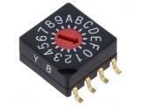&Icirc;ntrerupător codificare SMD 2,54mm 100m&Omega; 2,45N